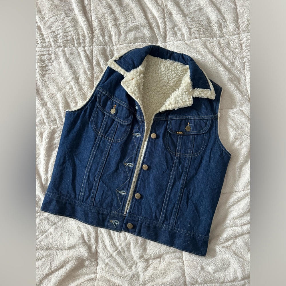 Lee Riders Sherpa Lined Denim vest